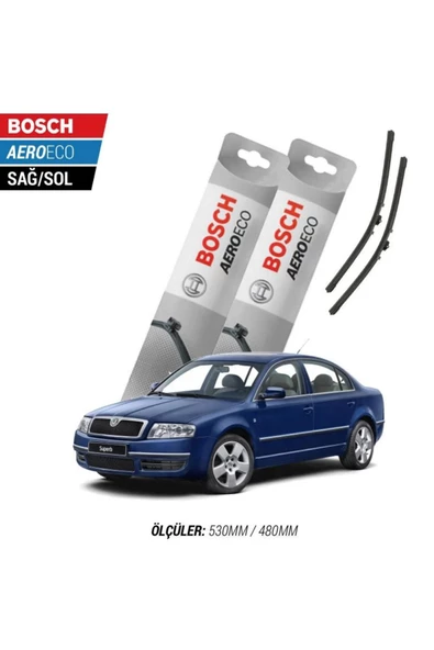 Skoda Superb 2005 Model Bosch Aeroeco Muz Silecek Takımı ürün görseli 1