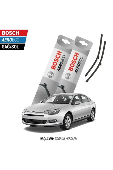 Citroen C5 2010 Model Bosch Aeroeco Muz Silecek Takımı ürün görseli 1