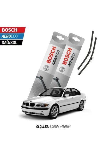 Bmw 3 Serisi E36 1998 Model Bosch Aeroeco Muz Silecek Takımı ürün görseli 1