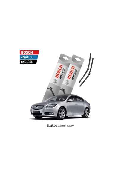 Opel İnsignia 2010 Model Bosch Aeroeco Muz Silecek Takımı ürün görseli 1