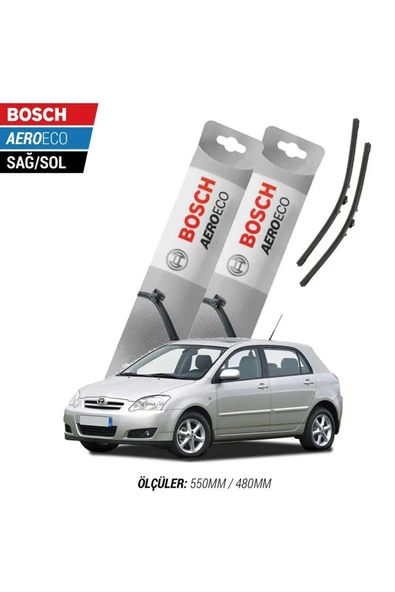Toyota Corolla Hb 2006 Model Bosch Aeroeco Muz Silecek Takımı ürün görseli 1