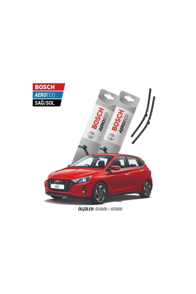 Hyundai İ20 2021 Model Bosch Aeroeco Muz Silecek Takımı ürün görseli 1