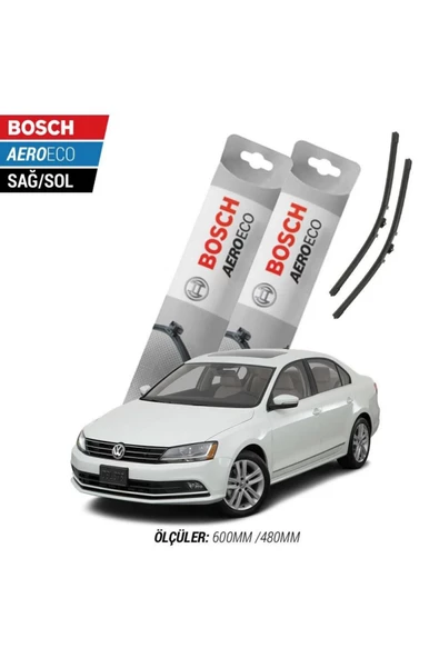 Volkswagen Jetta 2011 Model Bosch Aeroeco Muz Silecek Takımı ürün görseli 1