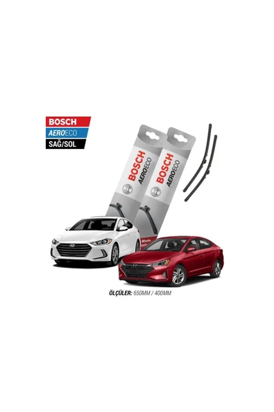 Hyundai Elantra 2020 Model Bosch Aeroeco Muz Silecek Takımı ürün görseli 1