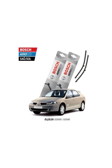 Renault Laguna 2 2004 Model Bosch Aeroeco Muz Silecek Takımı ürün görseli 1