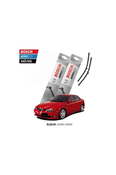 Alfa Romeo 156 1999 Model Bosch Aeroeco Muz Silecek Takımı ürün görseli 1