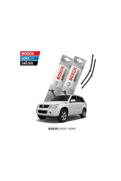 Suzuki Grand Vitara 2007 Model Bosch Aeroeco Muz Silecek Takımı ürün görseli 1