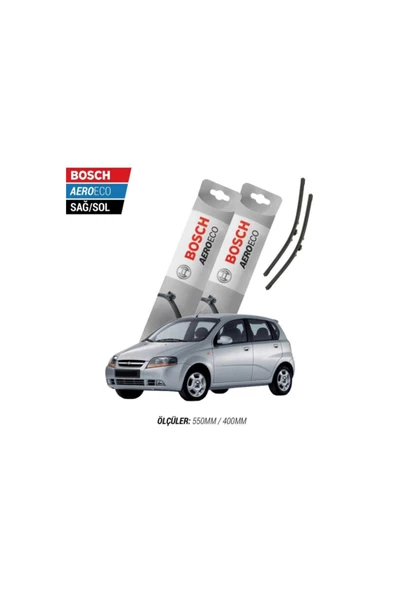 Chevrolet Kalos 2008 Model Bosch Aeroeco Muz Silecek Takımı ürün görseli 1