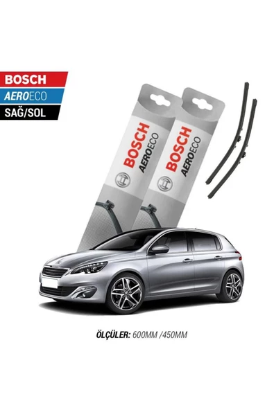 Peugeot 308 2015 Model Bosch Aeroeco Muz Silecek Takımı ürün görseli 1
