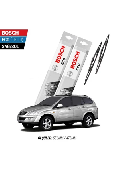 Ssangyong Kyron 2011 Model Silecek Takımı Bosch Eco (telli) ürün görseli 1