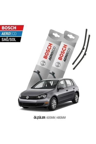 Volkswagen Golf 6 2012 Model Bosch Aeroeco Muz Silecek Takımı ürün görseli 1