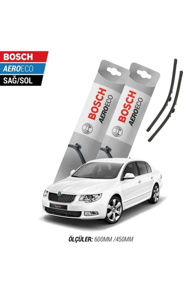 Skoda Superb 2012 Model Bosch Aeroeco Muz Silecek Takımı ürün görseli 1