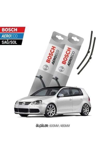 Volkswagen Golf 5 2009 Model Bosch Aeroeco Muz Silecek Takımı ürün görseli 1