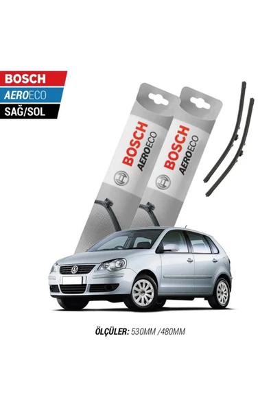 Volkswagen Polo 2008 Model Bosch Aeroeco Muz Silecek Takımı ürün görseli 1