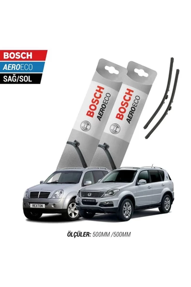 Ssangyong Rexton 2010 Model Bosch Aeroeco Muz Silecek Takımı ürün görseli 1