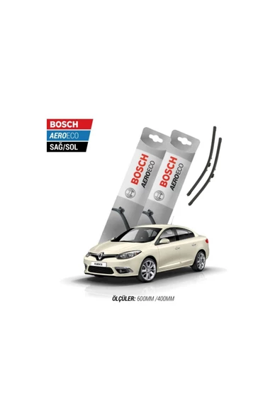 Renault Fluence 2015 Model Bosch Aeroeco Muz Silecek Takımı ürün görseli 1