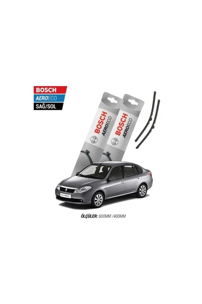 Renault Symbol 2008-2012 Model Bosch Aeroeco Muz Silecek Takımı ürün görseli 1