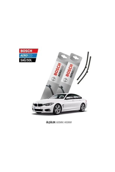 Bmw 4 Serisi F32/f33/f36 2014-2020 Ekim Model Bosch Aeroeco Muz Silecek Takımı ürün görseli 1