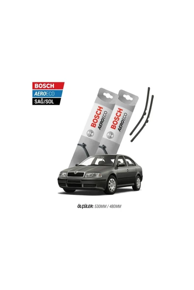 Skoda Octavia 2001 Model Bosch Aeroeco Muz Silecek Takımı ürün görseli 1