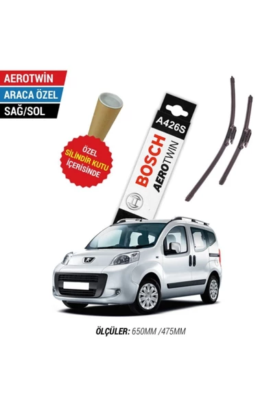 Peugeot Bipper Silecek Seti (2008-2017) Aerotwin A426s ürün görseli 1