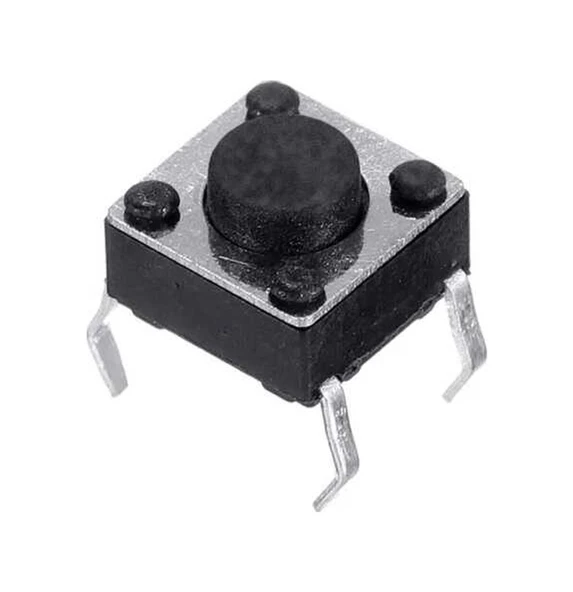 6X6X4Mm Push-Tact Buton - 4 Pin ürün görseli 1