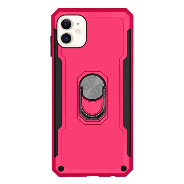 iPhone 12 Mini Kılıf Panzer Ring Tam Koruma Arka Kapak - Resim 10