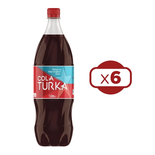 Cola Turka Kola 1 lt x 6 Adet ürün görseli 1