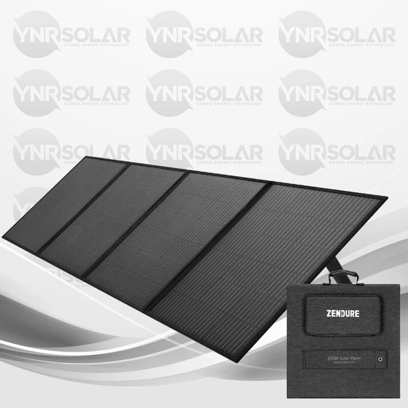 ZENDURE 200W GÜNEŞ PANELİ KATLANIR TAŞINABİLİR ürün görseli 1