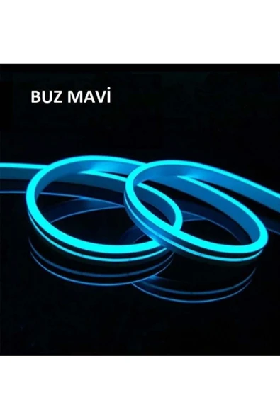 Grck Cata Ct4555 Neon Led 12 V Buz Mavisi 5Mt Efsn ürün görseli 1