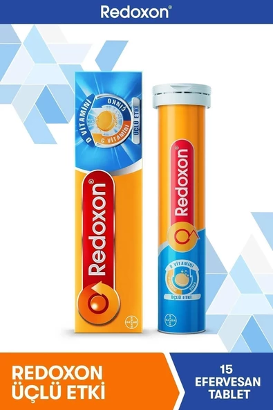 Redoxon Üçlü Etki 15 Efervesan Tablet ürün görseli 1