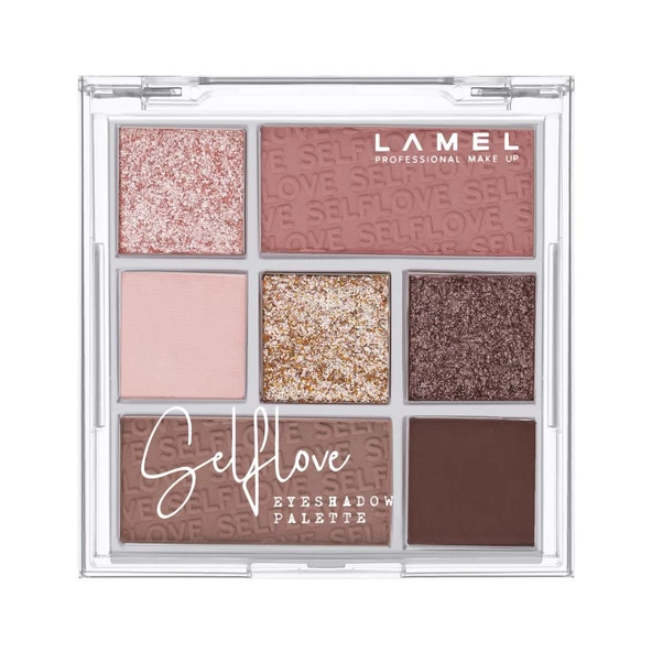 Lamel SELFLOVE Eyeshadow Göz Farı Paleti Mat,Parlak ve Sedefli Tonlar No 402 ürün görseli 1