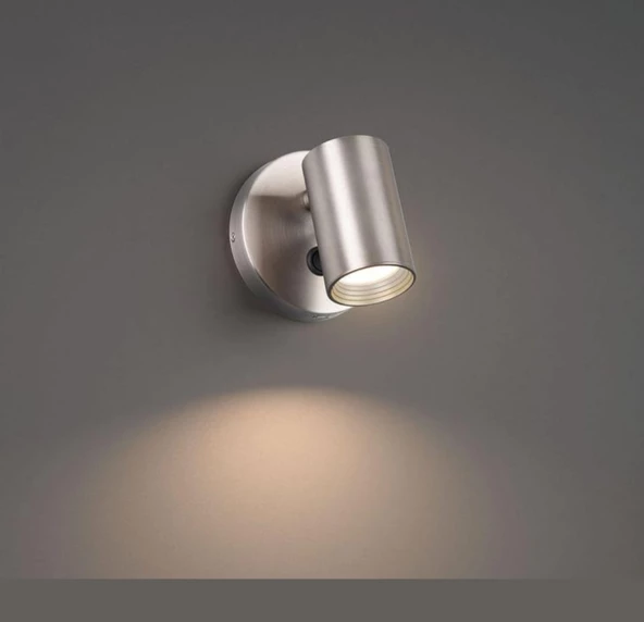 Demet habek mylights Panasonic gün isigi ampullü paslanmaz inov gövde Anahtarlı LED aplik LED spot Hareketli başlık tekli ürün görseli 1