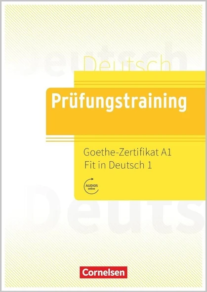 Prüfungstraining DaF - A1: Goethe-Zertifikat A1: Fit in Deutsch 1 - Übungsbuch mit Lösungen und Audios als Download ürün görseli 1