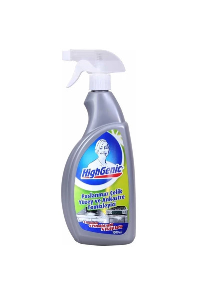 HİGHGENİC Paslanmaz Çelik Yüzey Ve Ankastre Temizleyici 1000 ml ürün görseli 1