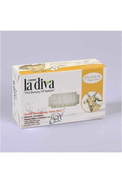 MEDUSA KOZMETİK 2'li La Diva Doğal Keçi Sütlü Ve Ballı Sabun(100gr) ürün görseli 1