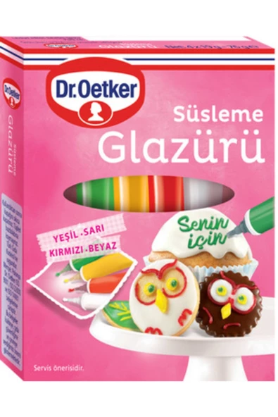 DR. OETKER Droetker Süsleme Glazürü 4 Renk ürün görseli 1