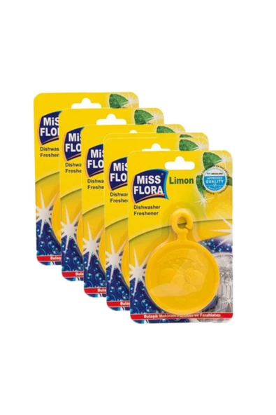 MİSS FLORA Bulaşık Makinesi Parlatıcı Ve Ferahlatıcı- 5 'li Paket ürün görseli 1