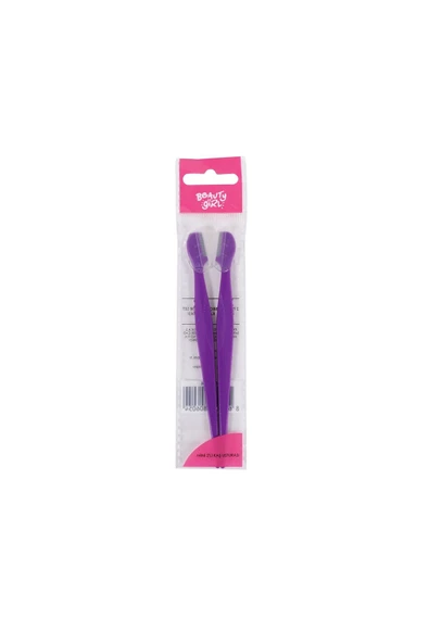 BEAUTY GİRL Mor Mini 2'li Kaş Usturası ürün görseli 1