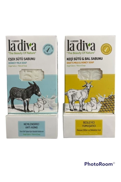 LA DİVA Eşek Sütü Sabunu & Keçi Sütü Bal Sabunu ürün görseli 1