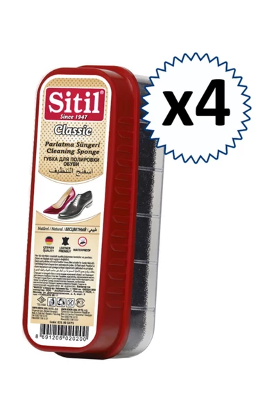 SİTİL Ayakkabı Parlatıcı Sünger 4 Adet ürün görseli 1