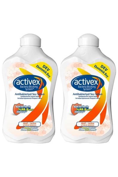 Activex Sıvı Sabun Aktif 2x1,5lt ürün görseli 1