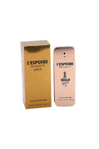 L'ESPOİRE Lespoıre For Men 100ml Edt Gold Parfüm ürün görseli 1
