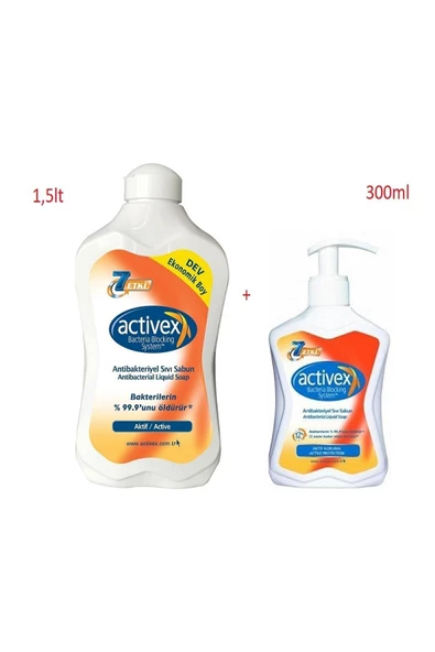ACTİVEX Actıvex Sıvı Sabun 1,5l+300ml ürün görseli 1