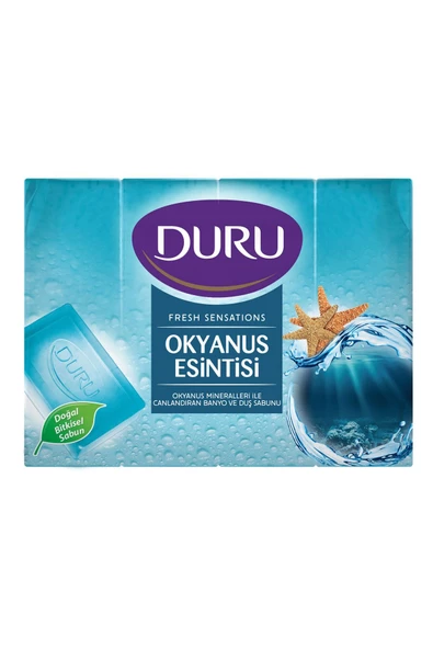 DURU 6'lı Duru Sabun Dus Fresh Okyanus Esintisi 4x150 Gr. ürün görseli 1