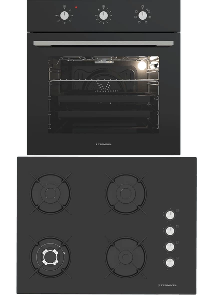 Termikel Ankastre Set (BO O6435C B + BH P7194C B) ürün görseli 1