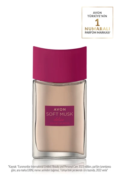 AVON   Soft Musk Delice Velvet Berries Kadın Parfüm Edt 50 Ml. ürün görseli 1
