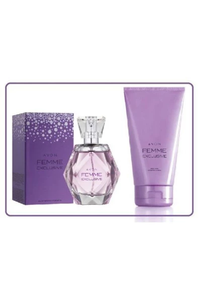 AVON   Femme Exclusive Edp 50 Ml Kadın Parfümü Ve Losyon 150 Ml Set ürün görseli 1