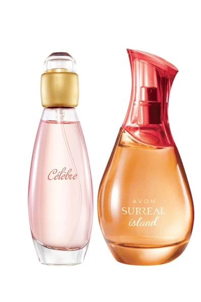 AVON   Celebre Ve Surreal Island Kadın Parfüm Paketi ürün görseli 1