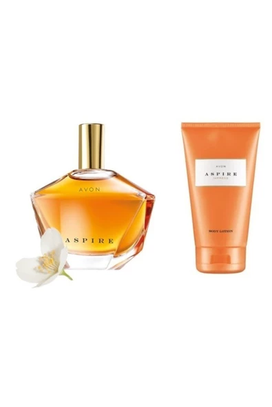 AVON   Aspire Impress Kadın Parfüm Edt 50 Ml Aspire Impress Vücut Losyonu 150 Ml Ikili Set ürün görseli 1