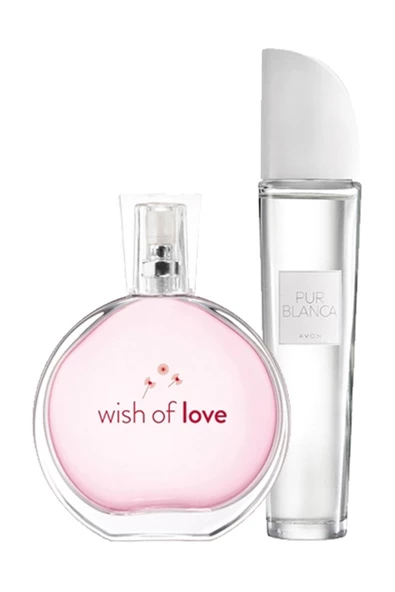 AVON   Wish Of Love ve Pur Blanca İkili Parfüm Paketi ürün görseli 1